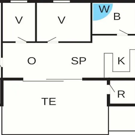 بيت للعطل 6 Person In Lokken-by Traum *